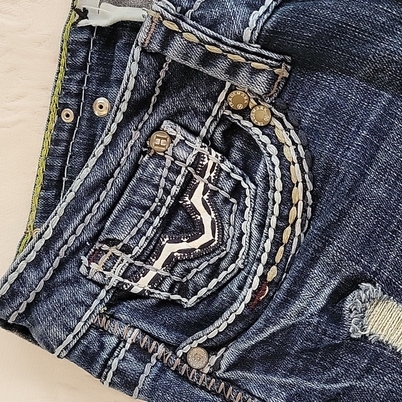 Trademark H Jeans Super Flare Size 0/25 - Picture 8 of 11